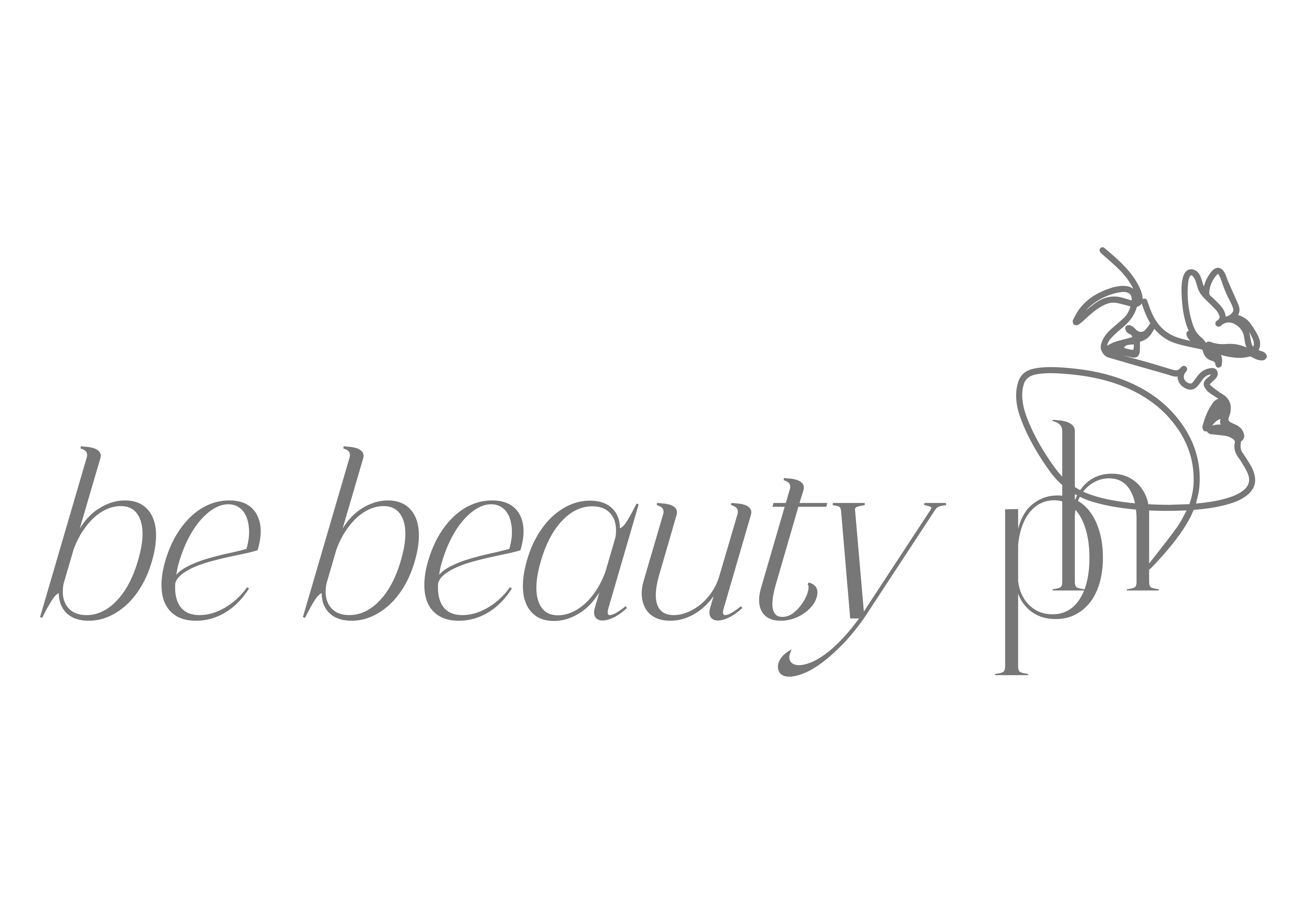 Logo_be-beauty-ph__grau logo design gründerin